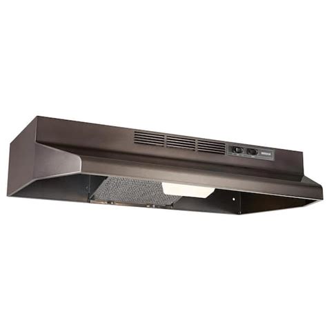 broan 30-in convertible black stainless steel under cabinet range hood|broan range hood exhaust fans.